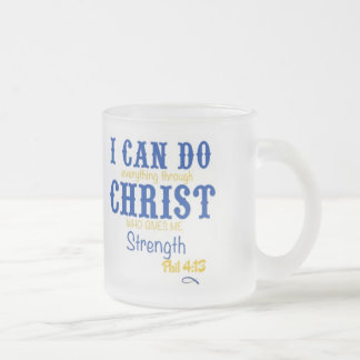 Sigma Gamma Rho Christelijke frosted mok phil 4:13