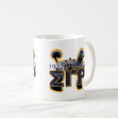 Sigma Gamma Rho Coffee Cup Sisterhood 1922 mok (Voorkant rechts)