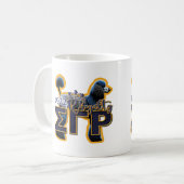 Sigma Gamma Rho Coffee Cup Sisterhood 1922 mok (Voorkant links)