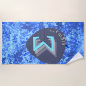 Sigma Greek Monogram Beach Towel Strandlaken (Voorkant)