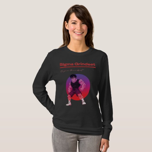 Sigma Grindset T-shirt (Voorkant volledig)
