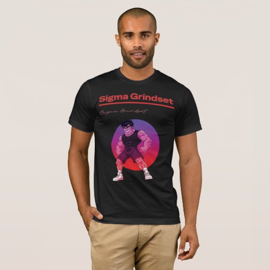 Sigma Grindset T-shirt (Voorkant volledig)