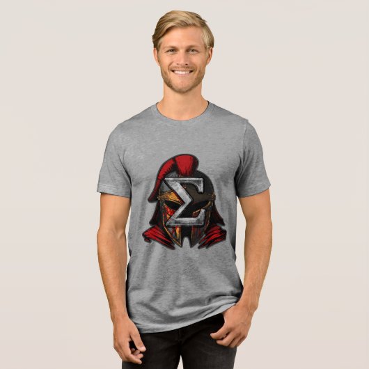 SIGMA Helmet 4 Men's Basic T-Shirt (Voorkant volledig)