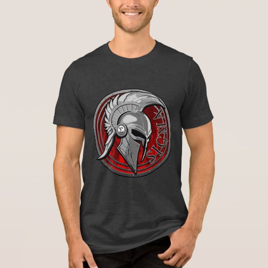 SIGMA Helmet Shield B Heren Basic T-Shirt (Voorkant)