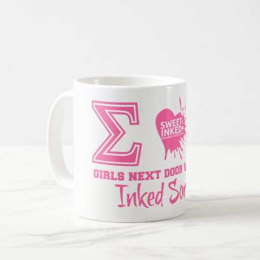 Sigma Iota Coffee Mok (Voorkant links)