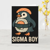 Sigma Jongen Italiaanse Brainrot Grappige Meme Pin Kaart (Gele Bloem)