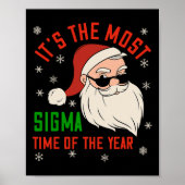 Sigma Kerst Sigma Santa Tienerjongens Grappig Xma Poster (Voorkant)