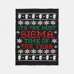 Sigma Kerstshirt Lelijk Meest Sigma Tijd Van Het Fleece Deken