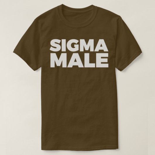 Sigma Male 2 T-shirt (Design voorkant)