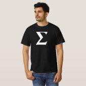 Sigma Male Black T-Shirt (Voorkant volledig)