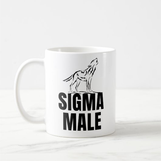 Sigma Male Lone Wolf Koffiemok (Links)