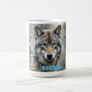 Sigma Male Lone Wolf Koffiemok
