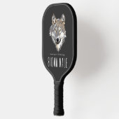 Sigma Male Lone Wolf Loner Meme Pickleball Paddle (Links)