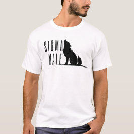 Sigma Male Lone Wolf Loner Meme T-Shirt