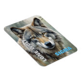 Sigma Male Lone Wolf Magneet (Rechterzijde)
