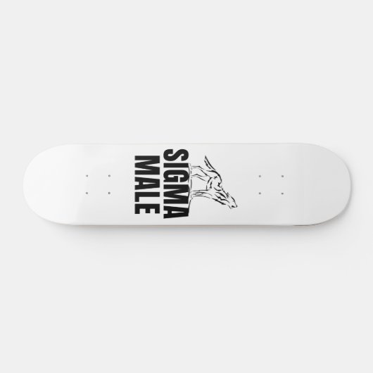 Sigma Male Lone Wolf Persoonlijk Skateboard (Horizontaal)