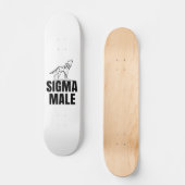 Sigma Male Lone Wolf Persoonlijk Skateboard (Voorkant)
