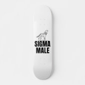 Sigma Male Lone Wolf Persoonlijk Skateboard (Voorkant)