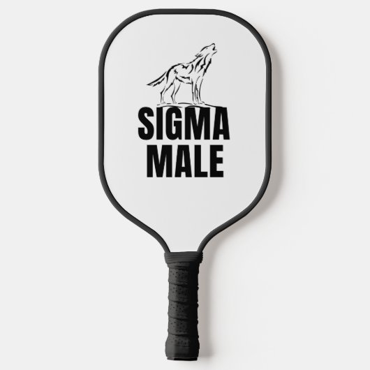 Sigma Male Lone Wolf Pickleball Paddle (Achterkant)