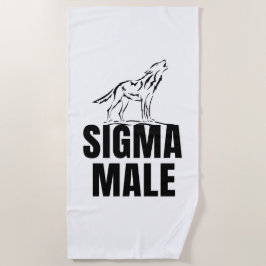 Sigma Male Lone Wolf Strandlaken