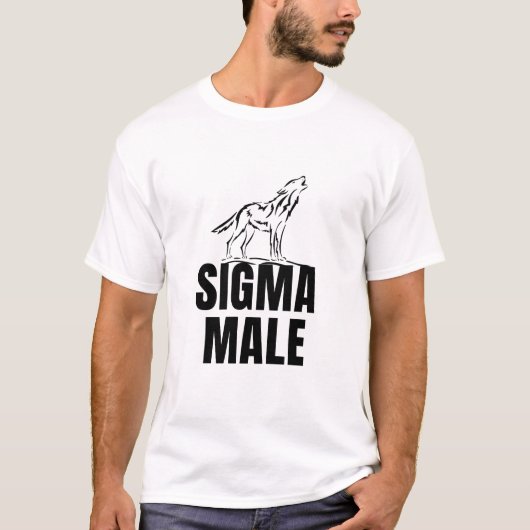 Sigma Male Lone Wolf T-Shirt (Voorkant)