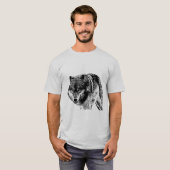 Sigma Male Lone Wolf T-shirt (Voorkant volledig)