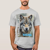 Sigma Male Lone Wolf T-shirt (Voorkant)