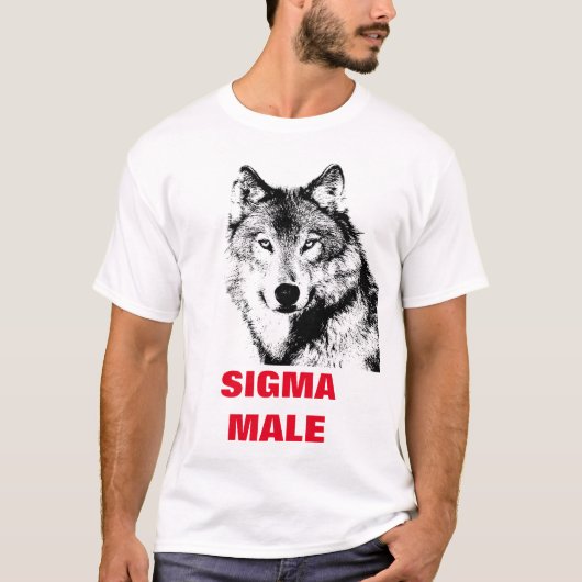 Sigma Male Lone Wolf T-shirt (Voorkant)