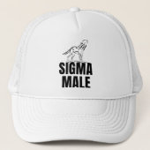 Sigma Male Lone Wolf Trucker Pet (Voorkant)