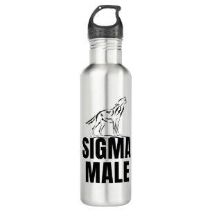 Sigma Male Lone Wolf Waterfles