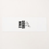 Sigma Male Lone Wolf Yogamat (Achterkant (horizontaal))