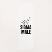 Sigma Male Lone Wolf Yogamat (Voorkant)