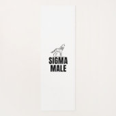 Sigma Male Lone Wolf Yogamat (Achterkant)
