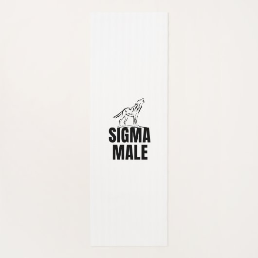 Sigma Male Lone Wolf Yogamat (Achterkant)