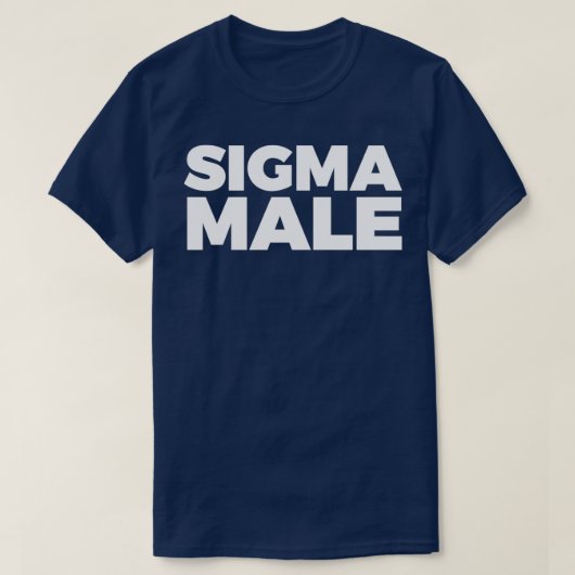 Sigma Male T-shirt (Design voorkant)