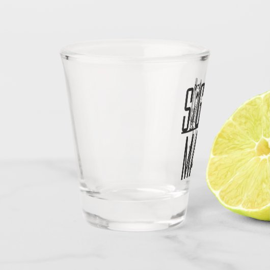 Sigma Male Wolf Lone Shot Glas (Links)