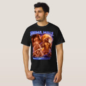 Sigma Man Loading... Alpha Wolf Meme T-shirt (Voorkant volledig)
