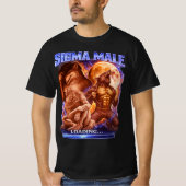 Sigma Man Loading... Alpha Wolf Meme T-shirt (Voorkant)