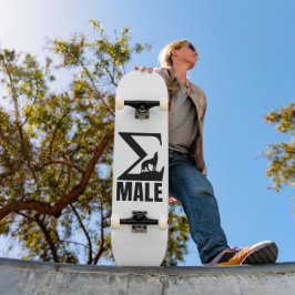 Sigma Mannelijke eenzame wolf Persoonlijk Skateboard
