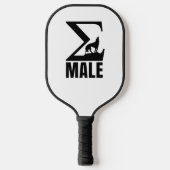 Sigma Mannelijke eenzame wolf Pickleball Paddle (Voorkant)