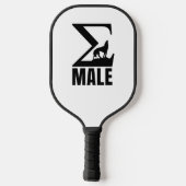 Sigma Mannelijke eenzame wolf Pickleball Paddle (Achterkant)