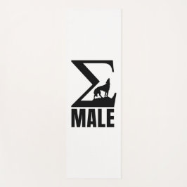 Sigma Mannelijke eenzame wolf Yogamat