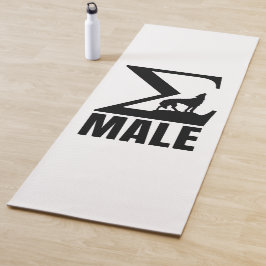 Sigma Mannelijke eenzame wolf Yogamat