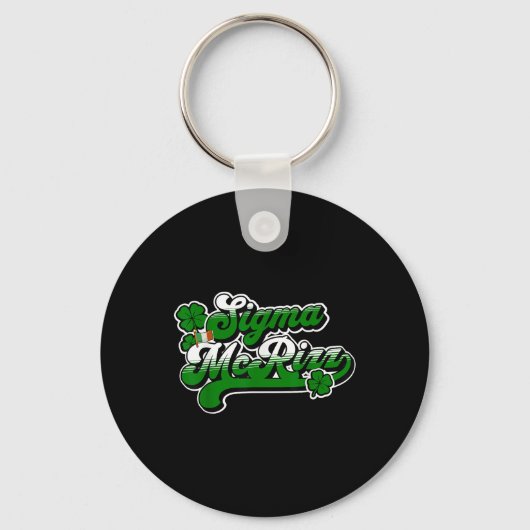 Sigma Mcrizz Grappig St Patricks Day Ierse Quote G Sleutelhanger (Voorkant)
