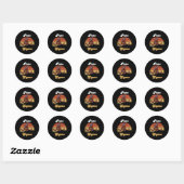 Sigma Papa Wolf Match Tribe Wolves Camping Pack Fa Ronde Sticker (Vel)