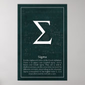 Sigma Poster (Voorkant)