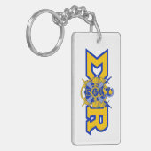 Sigma R met wapenlaag Acrylische Sleutelhanger (Voorkant Links)