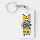 Sigma R met wapenlaag Acrylische Sleutelhanger (Voorkant)