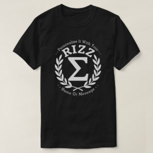 Sigma Rizz University GEPERSONALISEERD T-shirt