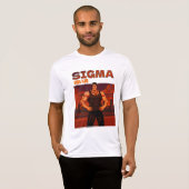 Sigma sterke man t-shirt (Voorkant volledig)